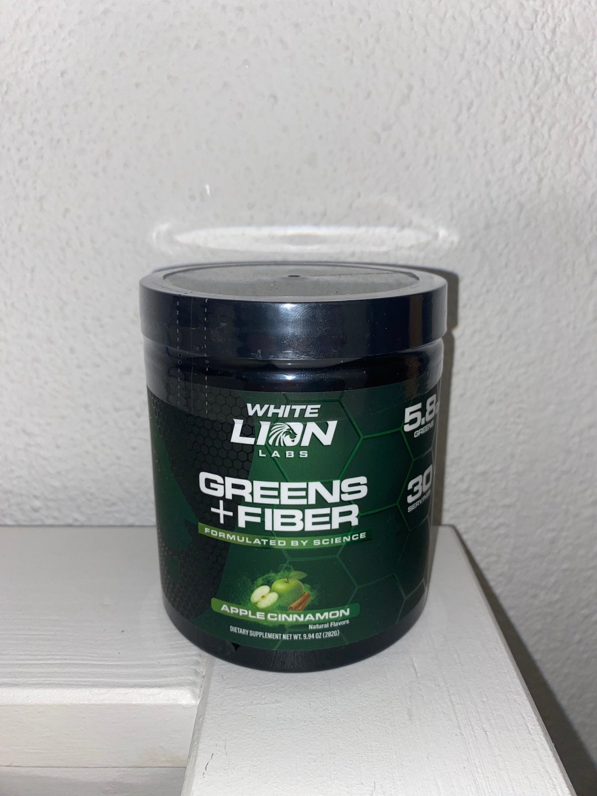 White Lion greens + fiber apple cinnamon NIEUW, Ophalen of Verzenden, Nieuw, Poeder of Drank