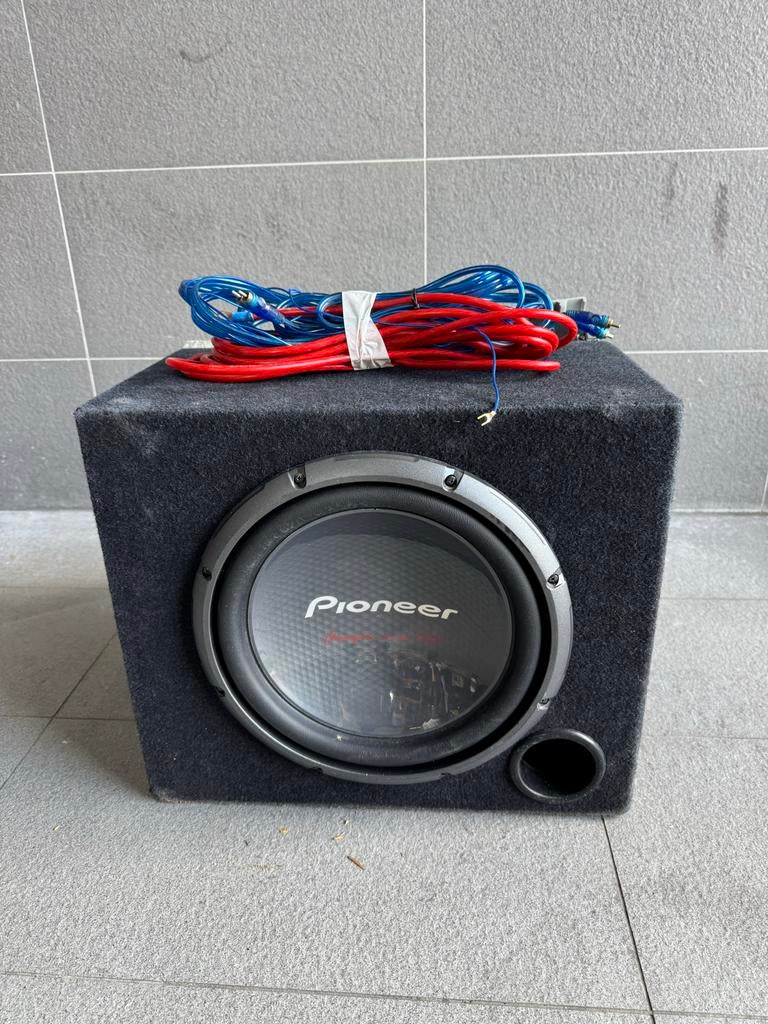 Complete Car Audio Set: Pioneer Subwoofer, Versterkers, Cond, Auto diversen, Autospeakers, Ophalen, Zo goed als nieuw