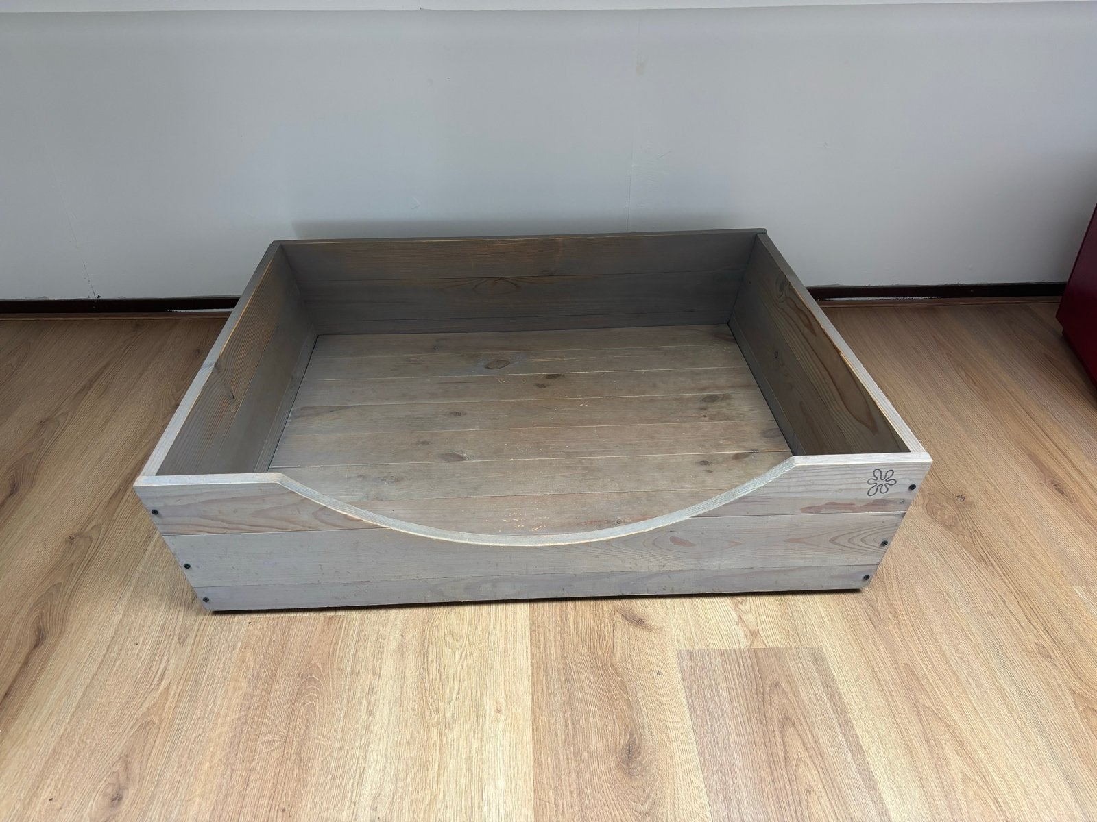 Houten hondenmand Intratuin 100x80cm, Dieren en Toebehoren, Ophalen, Zo goed als nieuw