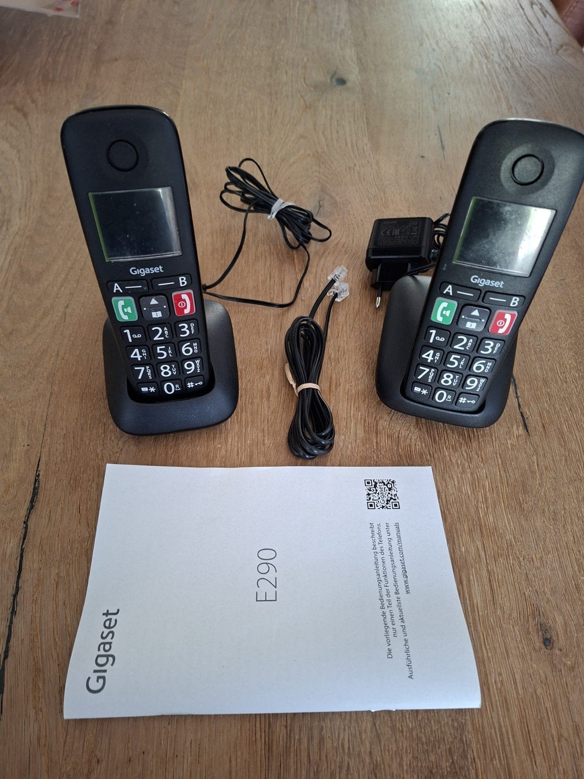 Gigaset E290 Duo draadloze telefoons met grote toetsen, Ophalen of Verzenden