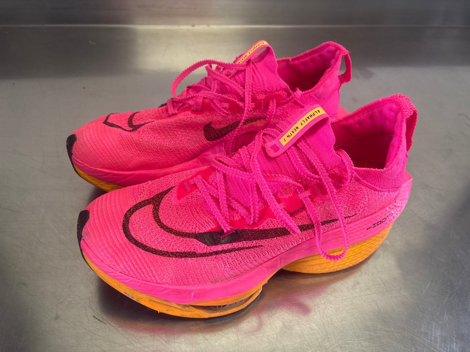 Nike Alphafly Next% 2 Hardloopschoenen - Maat 44.5, Sport en Fitness, Gebruikt, Ophalen of Verzenden, Hardlopen, Hardloopschoenen