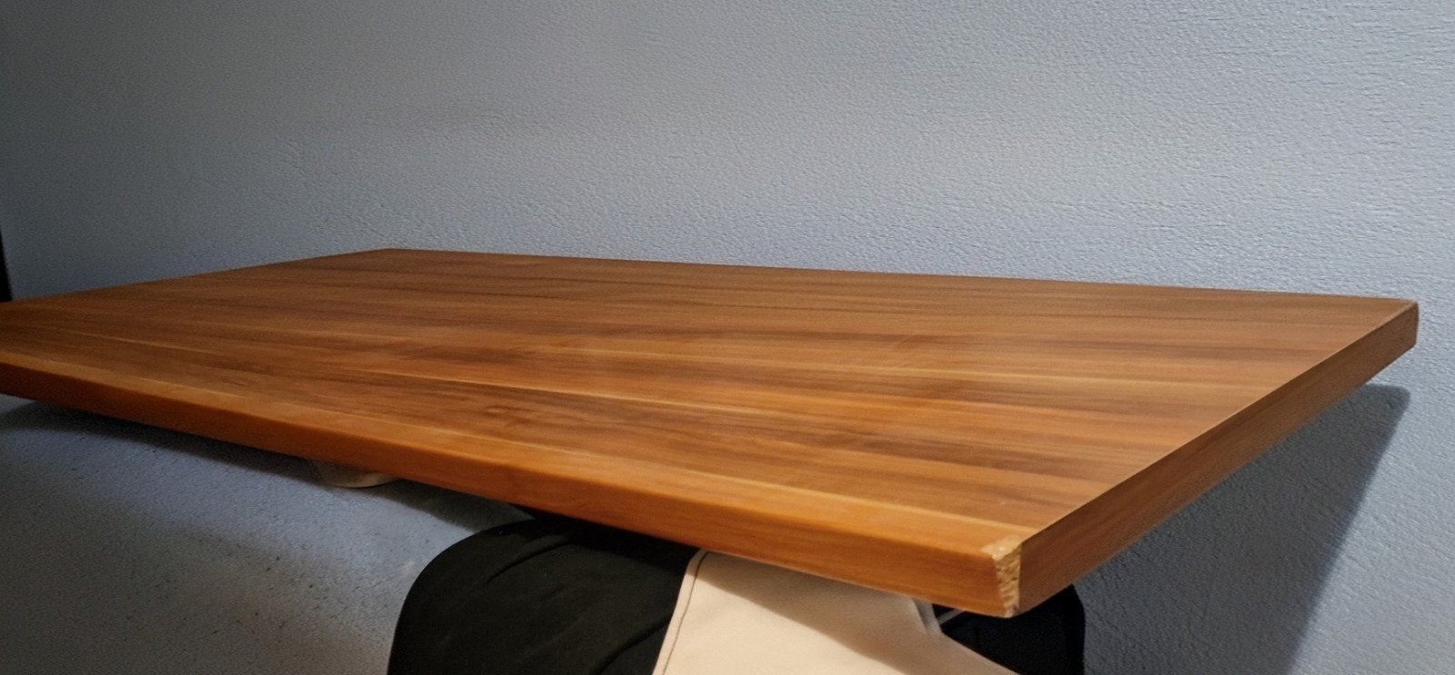 Massief houten blad - Teak look, Ophalen, 200 cm of meer, 50 tot 100 cm, Overige houtsoorten