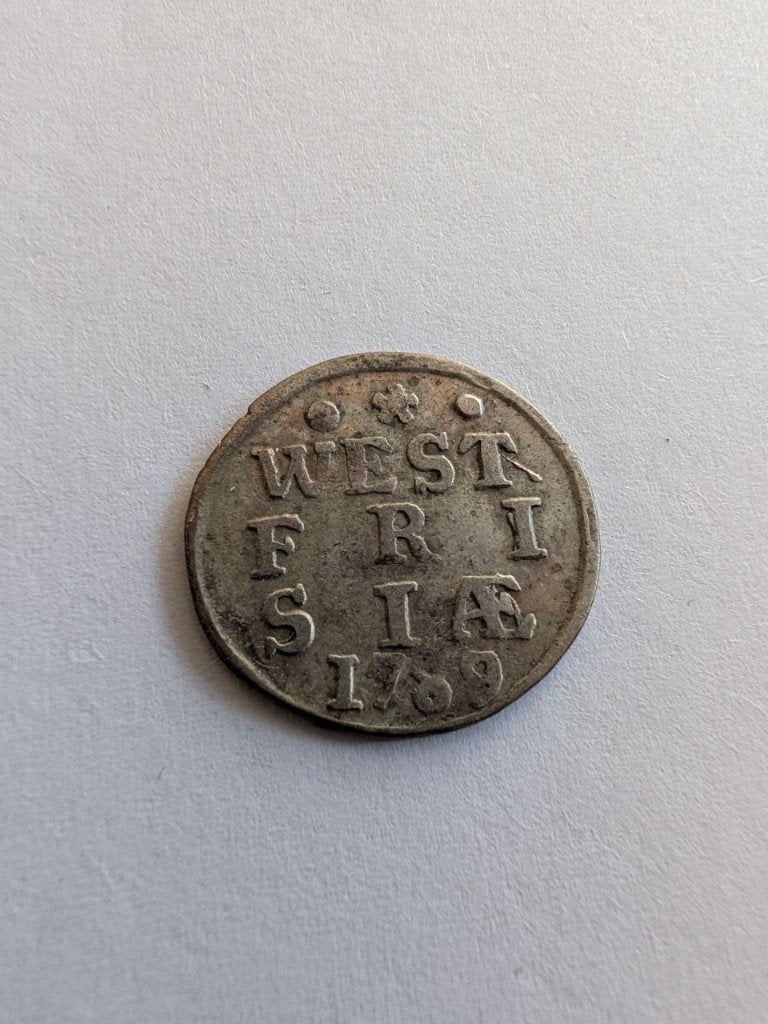 West-Friesland. Dubbele stuiver 1789, Vóór koninkrijk, Zilver, Ophalen of Verzenden, 10 cent