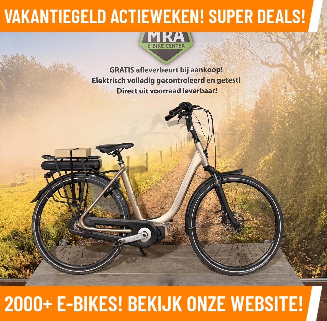 Stella Livorno Elektrische fiets met Shimano midden motor!, 55 tot 59 cm, Overige merken