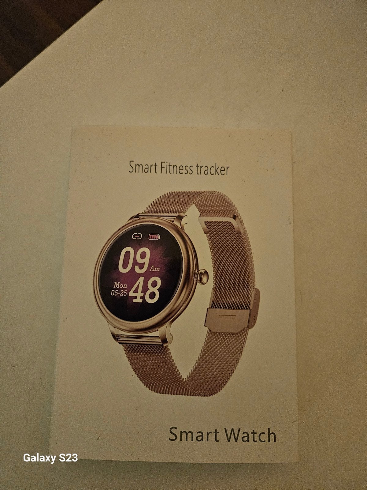 Smartwatch NY13 Roségoud, Ophalen, Onbekend, Zo goed als nieuw, Roze
