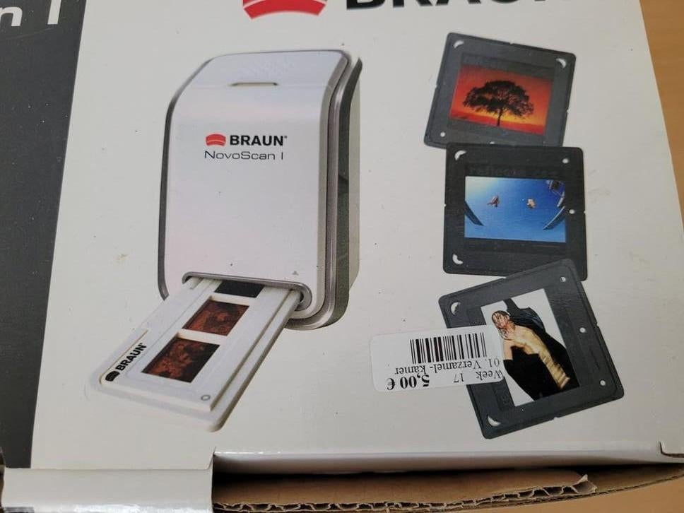 Braun NovoScan I Filmscanner - Digitaliseer je dia's!, Diascanner, Ophalen of Verzenden, Zo goed als nieuw, Windows