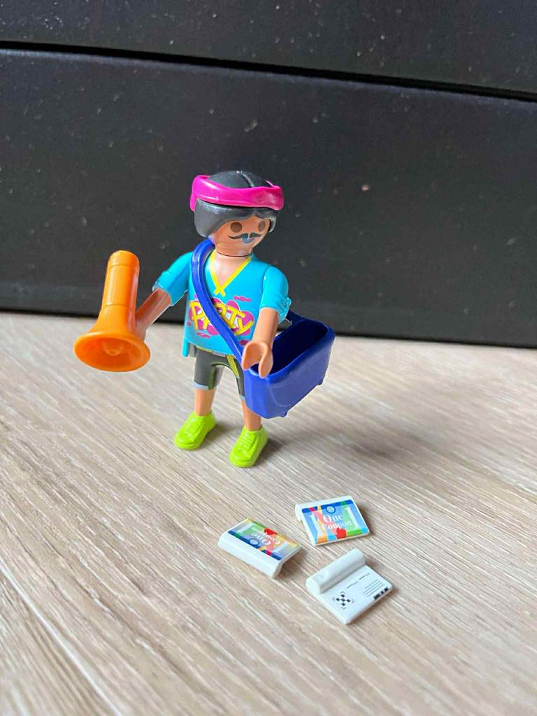 Playmobil Snackverkoper / Nachtclub Propper - serie 21, Ophalen of Verzenden, Zo goed als nieuw, Complete set