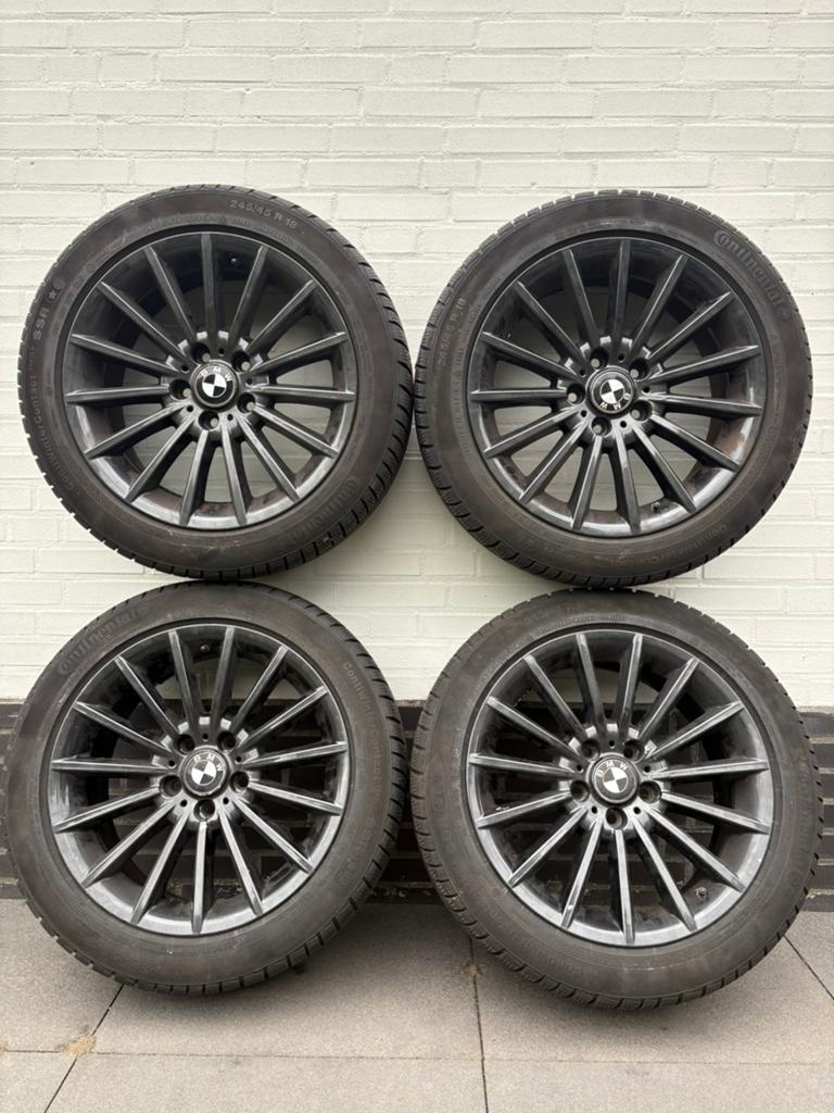 BMW 18 inch velgen STYLE 237  Continental winterbanden TPMS, Auto-onderdelen, Banden en Velgen, Ophalen, 18 inch, Banden en Velgen