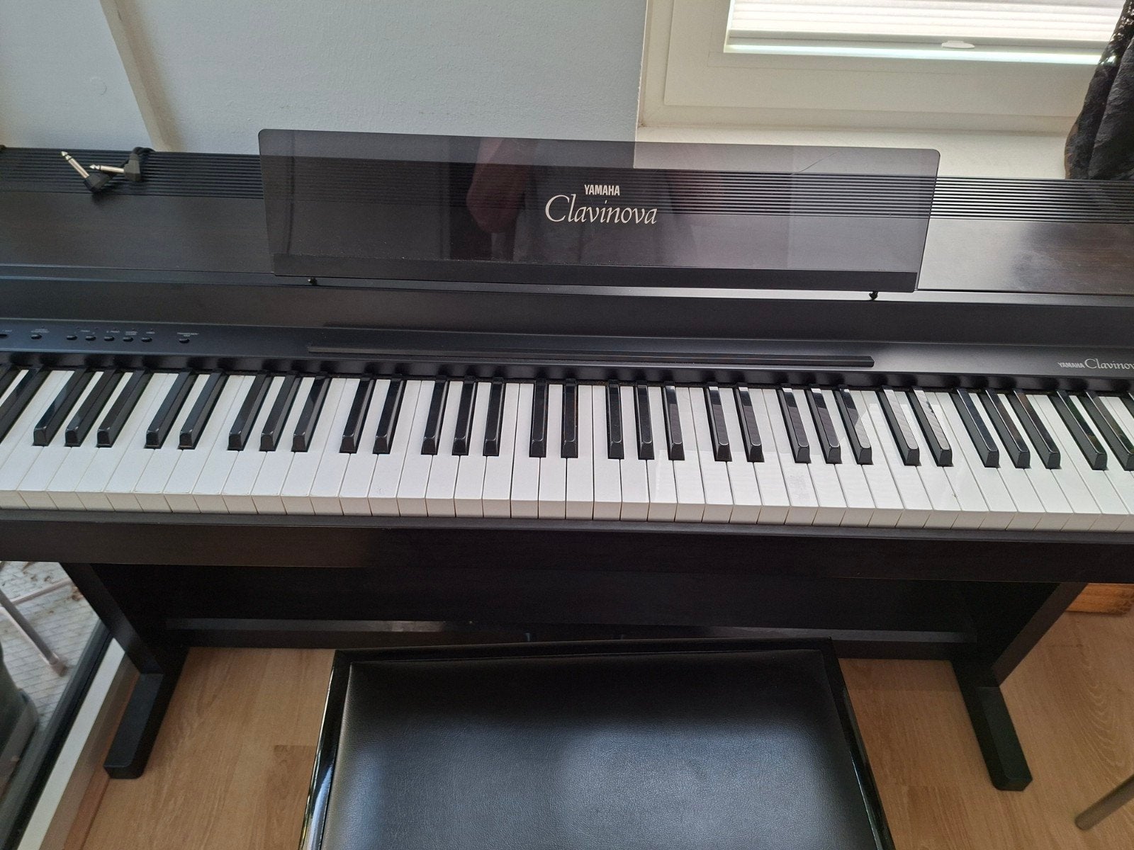 Yamaha Clavinova electrische piano CLP 300, Muziek en Instrumenten, Piano's, Ophalen, Gebruikt, Zwart