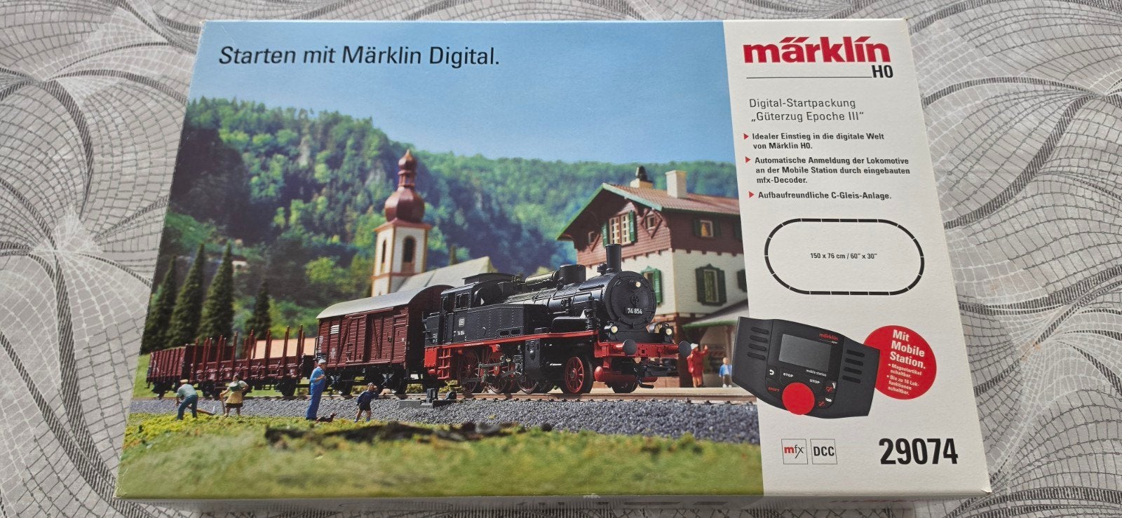 Märklin H0 Digitale Startset 29074 - Goederentrein - ZGAN, Wisselstroom, Treinset, Ophalen of Verzenden, Zo goed als nieuw