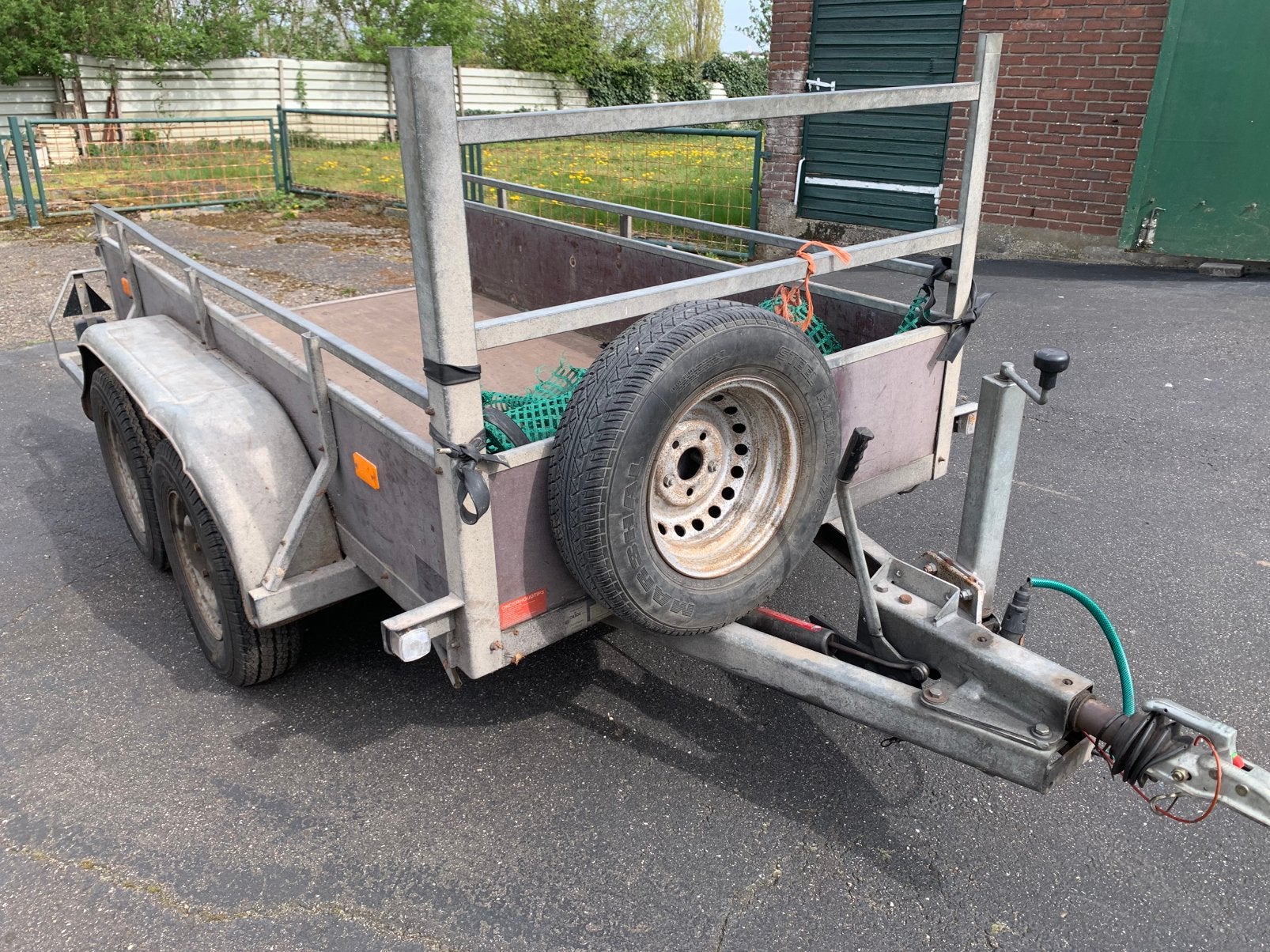 Aanhangwagen Tandemasser, Auto diversen, Aanhangers en Bagagewagens, Ophalen, Gebruikt