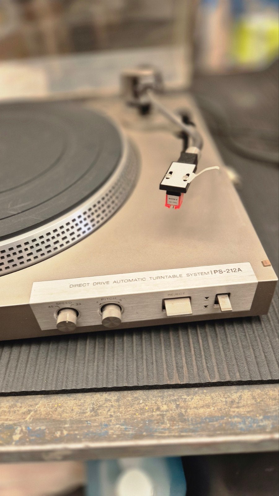 Sony PS-212A Direct Drive Automatische Platenspeler, 1-7-1 Konan, Minato-ku, Tokyo 108-0075, Japan, Ophalen of Verzenden, Platenspeler