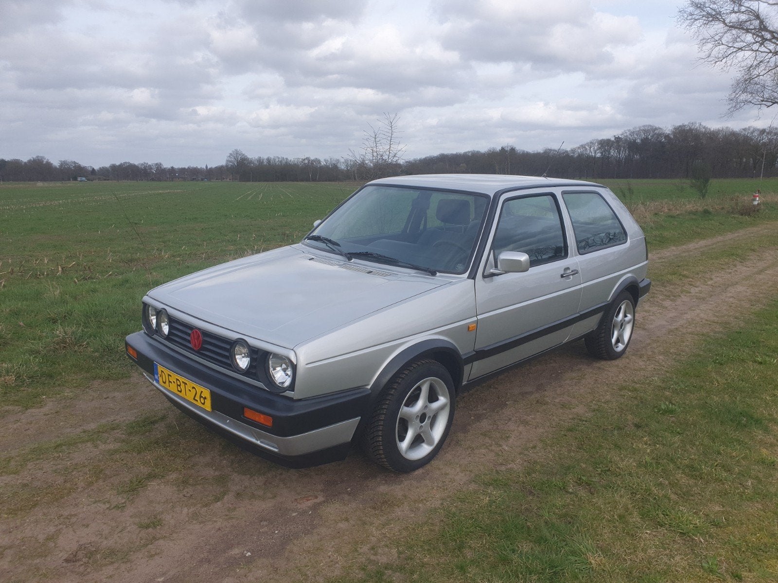Volkswagen Golf 1.3 CL 40KW U9 1991 Grijs, Auto's, Voorwielaandrijving, 410 kg, 54 pk, 4 cilinders