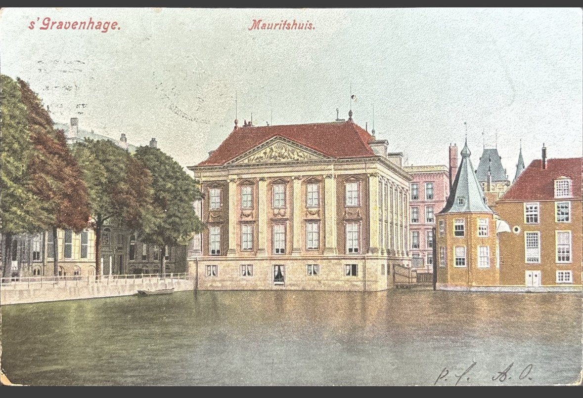 S’ Gravenhage, Mauritshuis, Verzenden, Voor 1920, Gelopen, Zuid-Holland