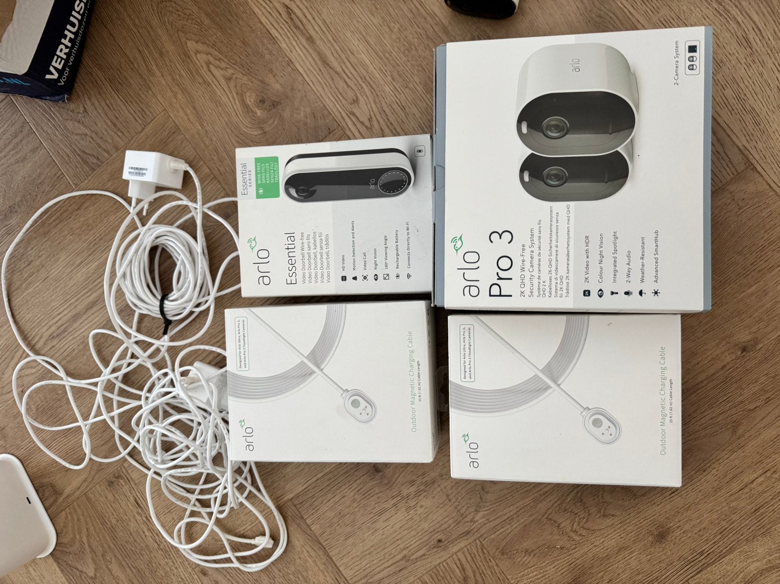 Arlo beveiligingssysteem compleet!, Ophalen of Verzenden, Compleet systeem, Draadloos
