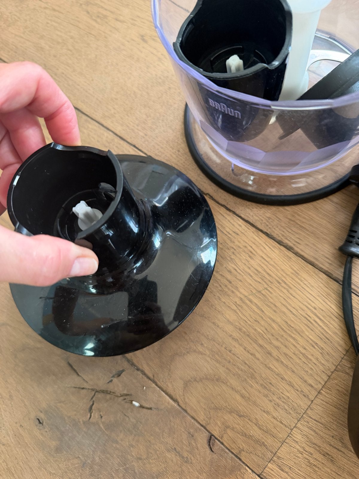 Braun Staafmixer - Zilver met accessoires, Ophalen of Verzenden, Gebruikt