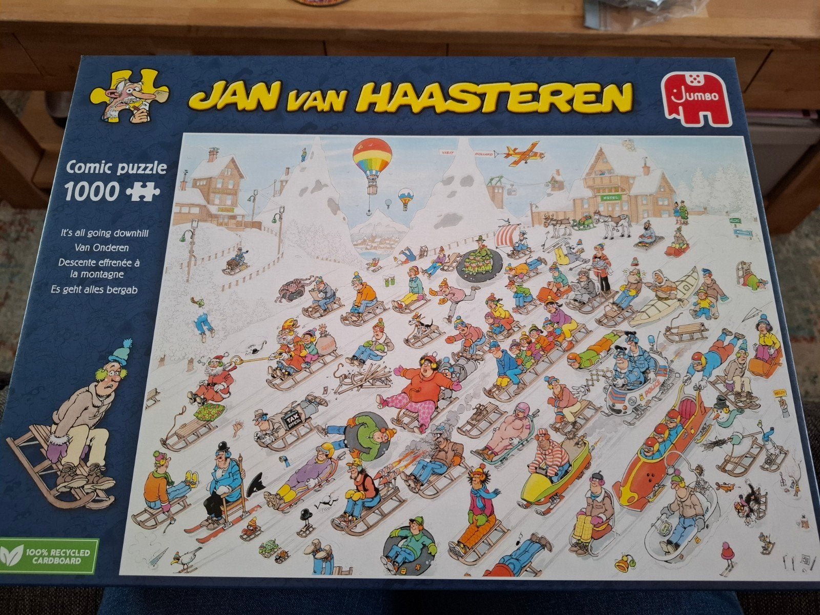 Jan van haasteren Van Onderen 1000 stukjes nieuw, Ophalen of Verzenden, 500 t/m 1500 stukjes, Nieuw