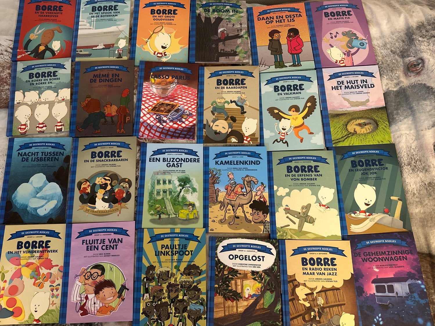 Borre leesboekjes box groep 6 - Complete set, Ophalen of Verzenden, Zo goed als nieuw, Fictie algemeen