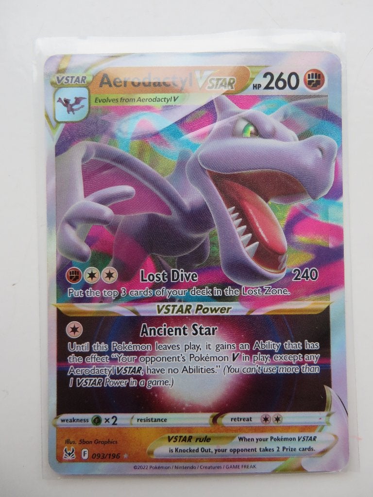 Aerodactyl VSTAR (Pd3), Ophalen of Verzenden, Zo goed als nieuw, Losse kaart
