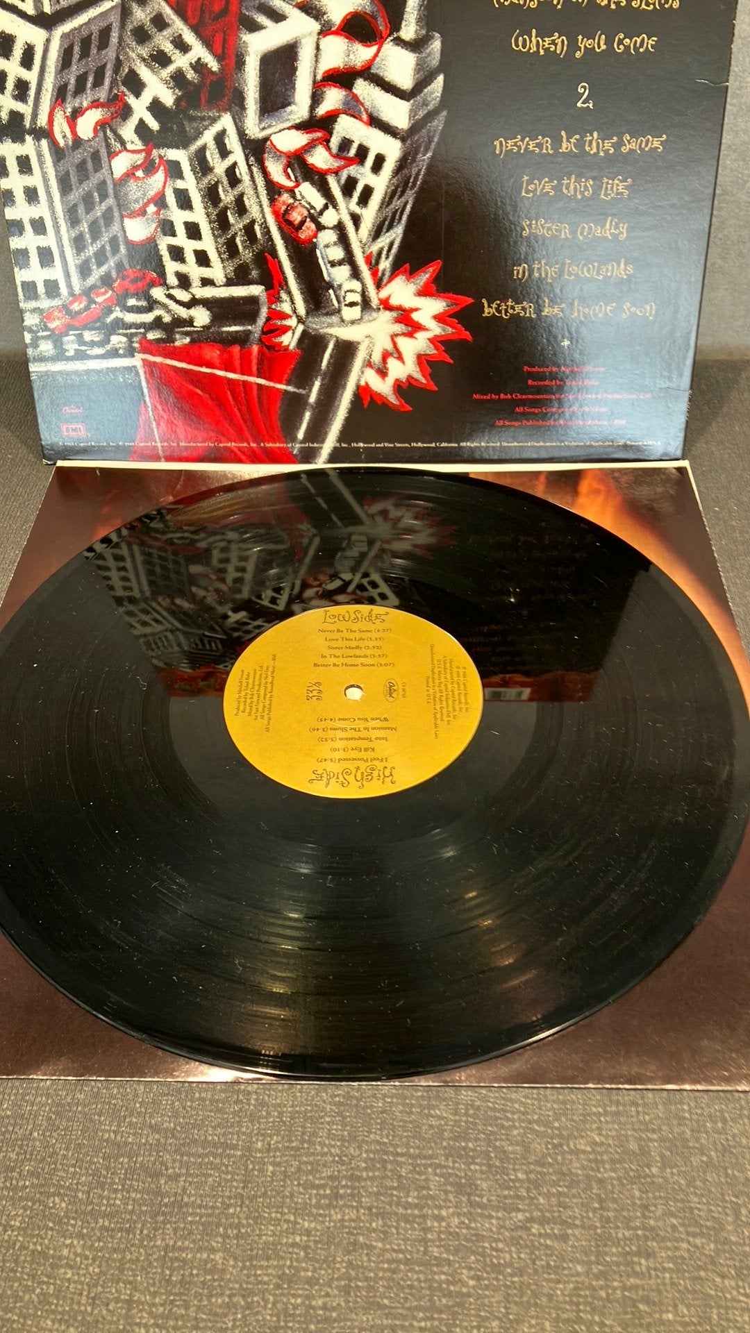 Crowded House — Temple Of Low Men, 1980 - 1989, Ophalen of Verzenden, Zo goed als nieuw, Inclusief binnenhoes