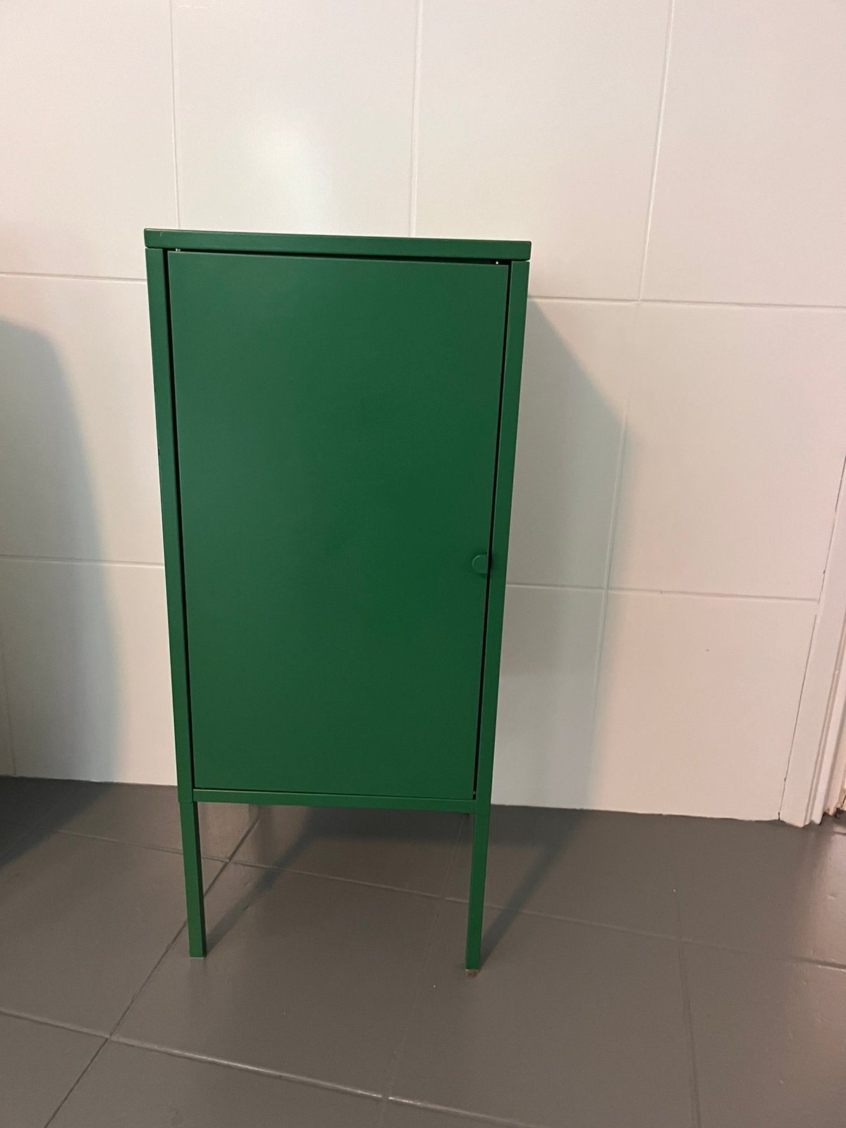 IKEA Lixhult - metalen kastje in groen, Ophalen, Gebruikt