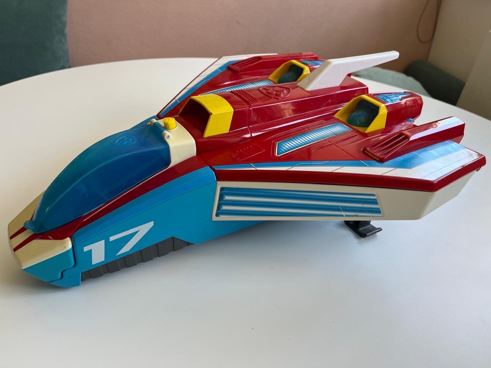 Groot Paw Patrol Vliegtuig met Auto en Geluid, Ophalen of Verzenden, Gebruikt