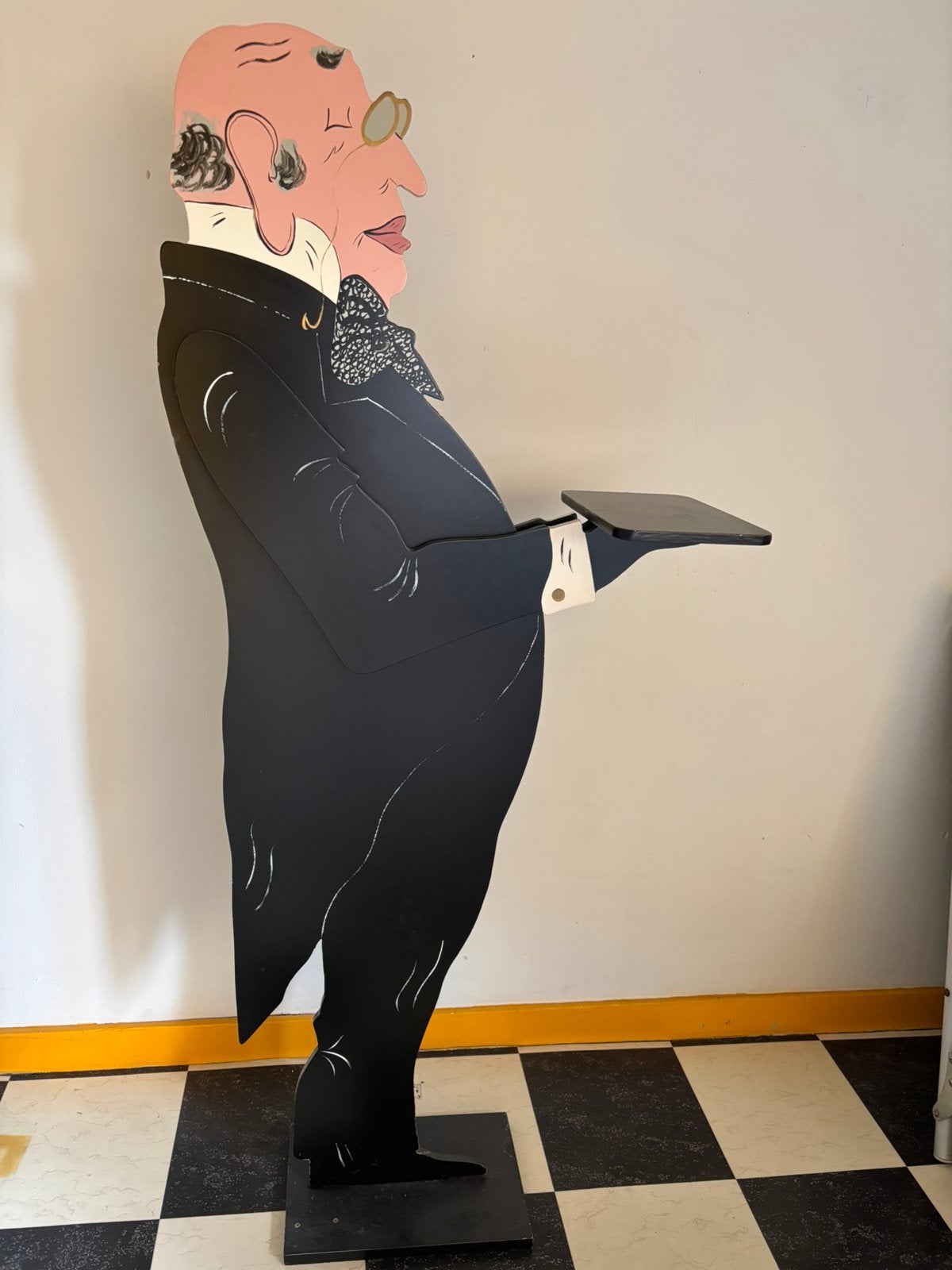 Houten butler, 130 cm. hoog., Antiek en Kunst, Ophalen