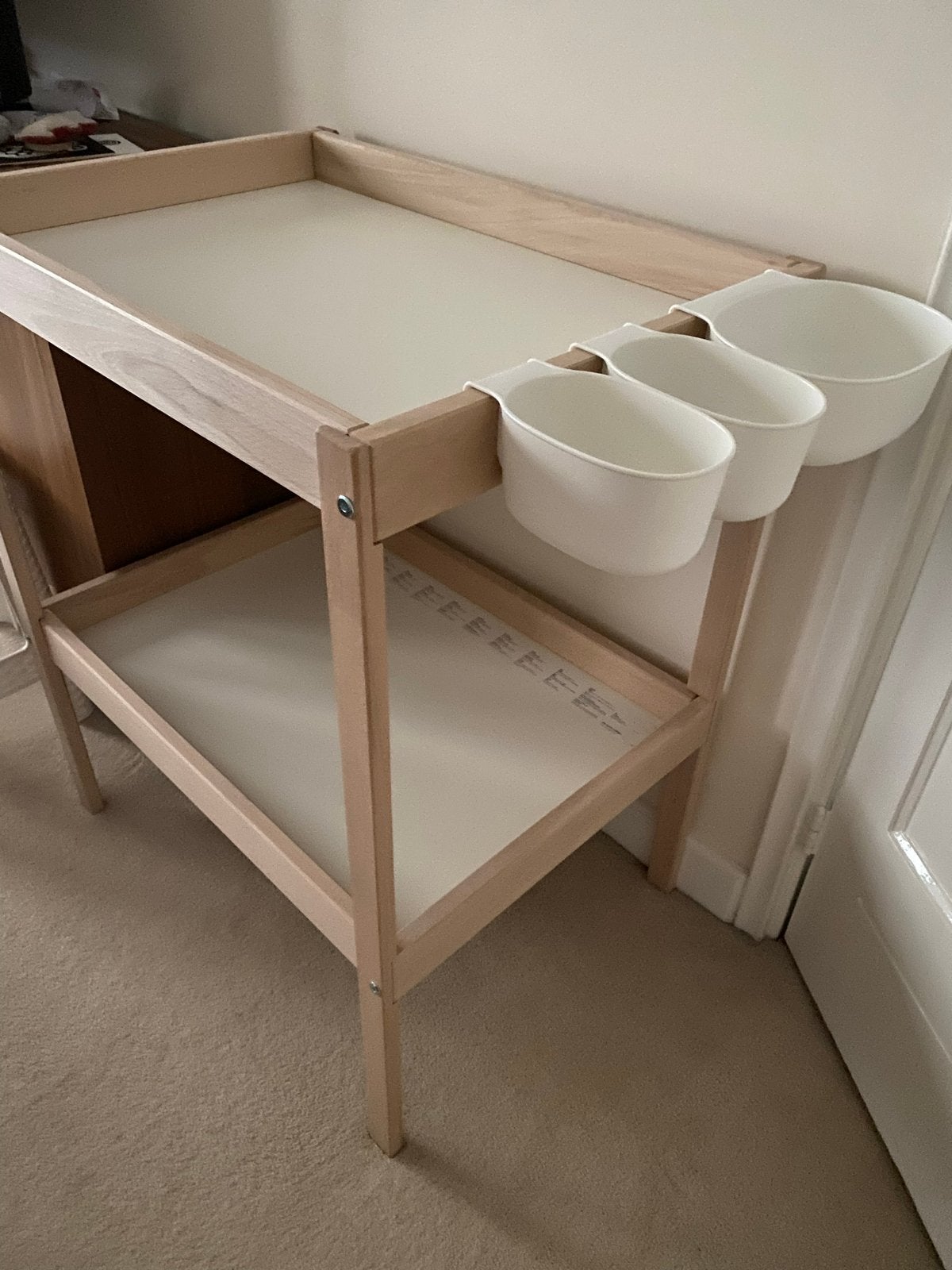 Ikea Sniglar Aankleedtafel/Commode met Bakjes, Aankleedkussen, Zo goed als nieuw, Standaard, Ophalen