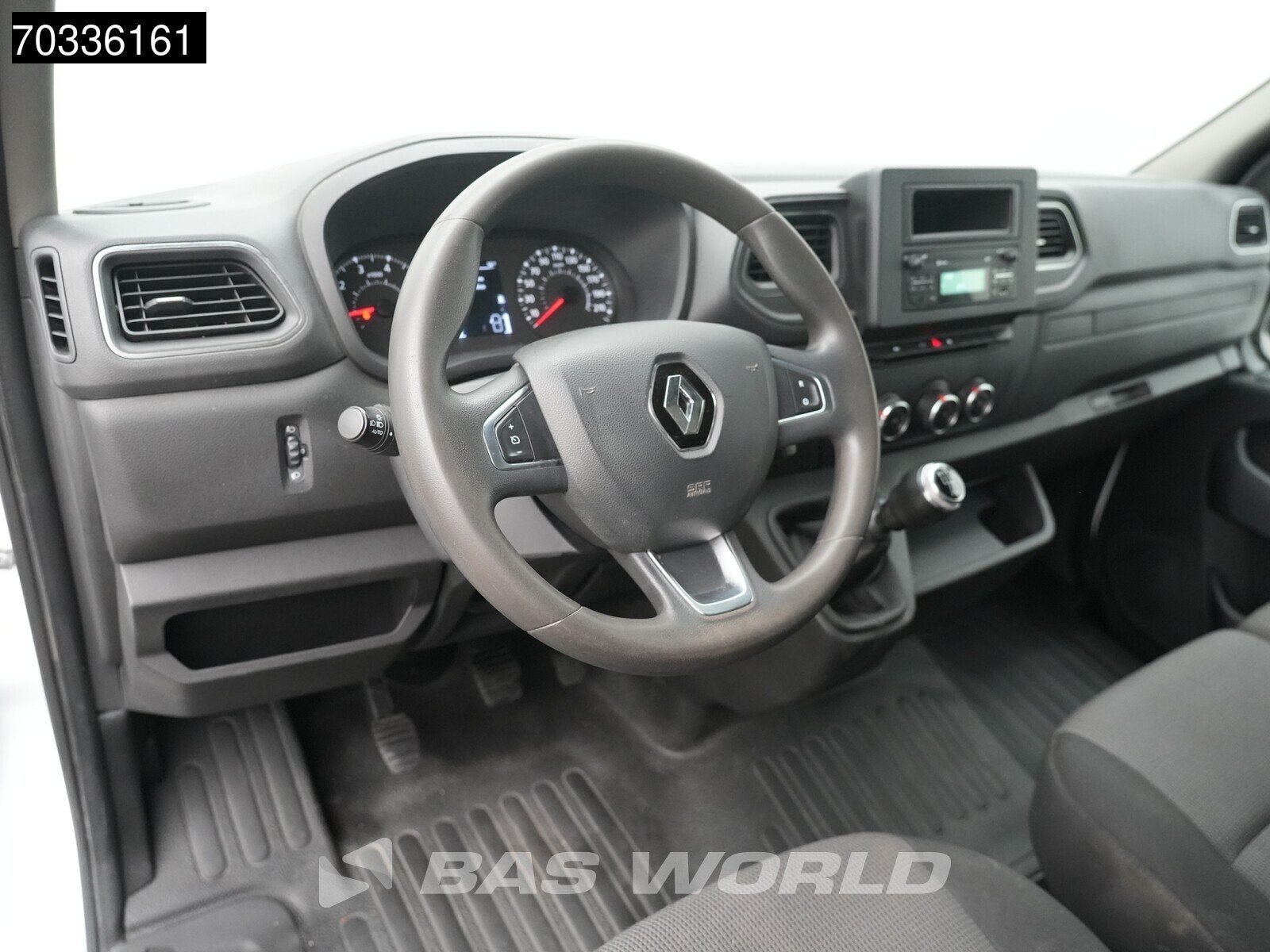 Renault Master 130PK Kipper Dubbellucht Kist Airco 3,5t Trek, Auto's, Stof, Gebruikt, Euro 6, 4 cilinders