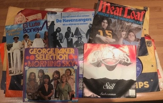 Singles vinyl deel 5, in een koop of per stuk, Cd's en Dvd's, Gebruikt, Overige genres, 7 inch, Ophalen of Verzenden