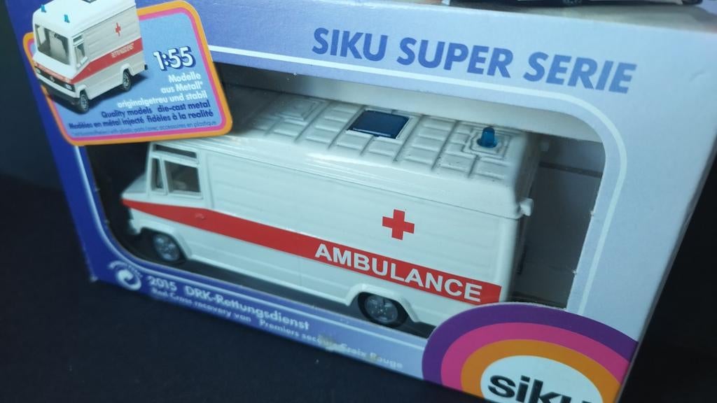 Mercedes Benz 809 D ambulance Rotes kreuz Siku 2015 Pol, Schlittenbacherstrasse 60 Lüdenscheid Germany, Auto, Verzenden, Nieuw