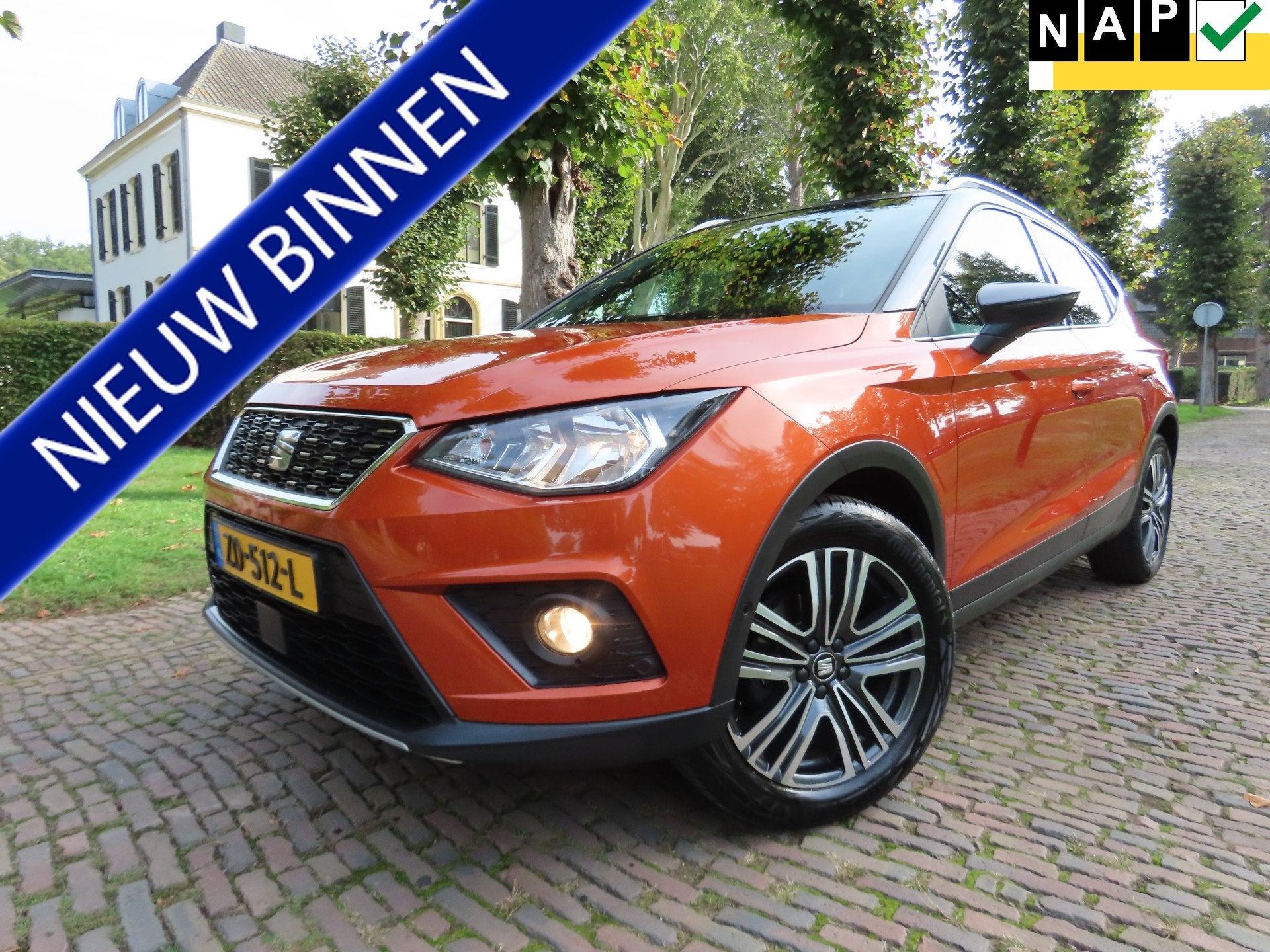 SEAT Arona 1.0 TSI Xcellence Business Intense Keyless Achter, Voorwielaandrijving, Stof, Gebruikt, Overige kleuren
