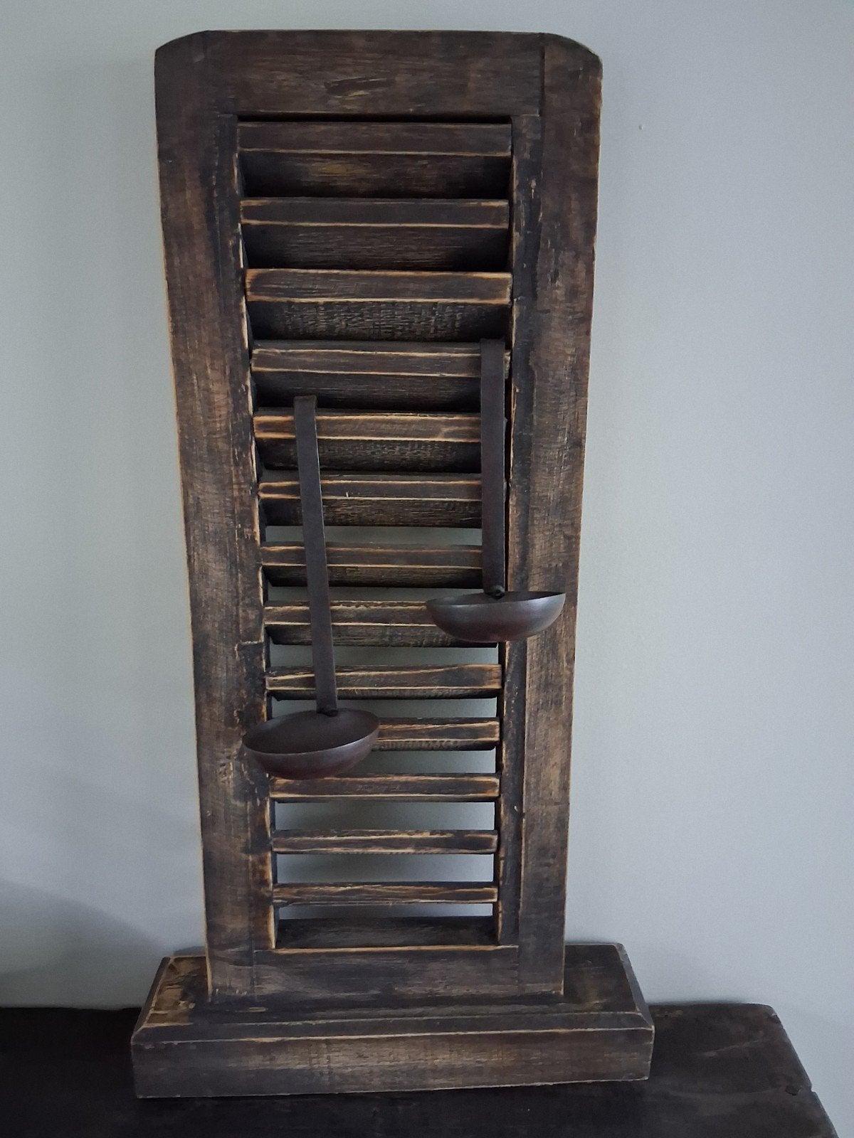 Mooie geloogde sidetable en stoere accessoires, Ophalen of Verzenden, Zo goed als nieuw