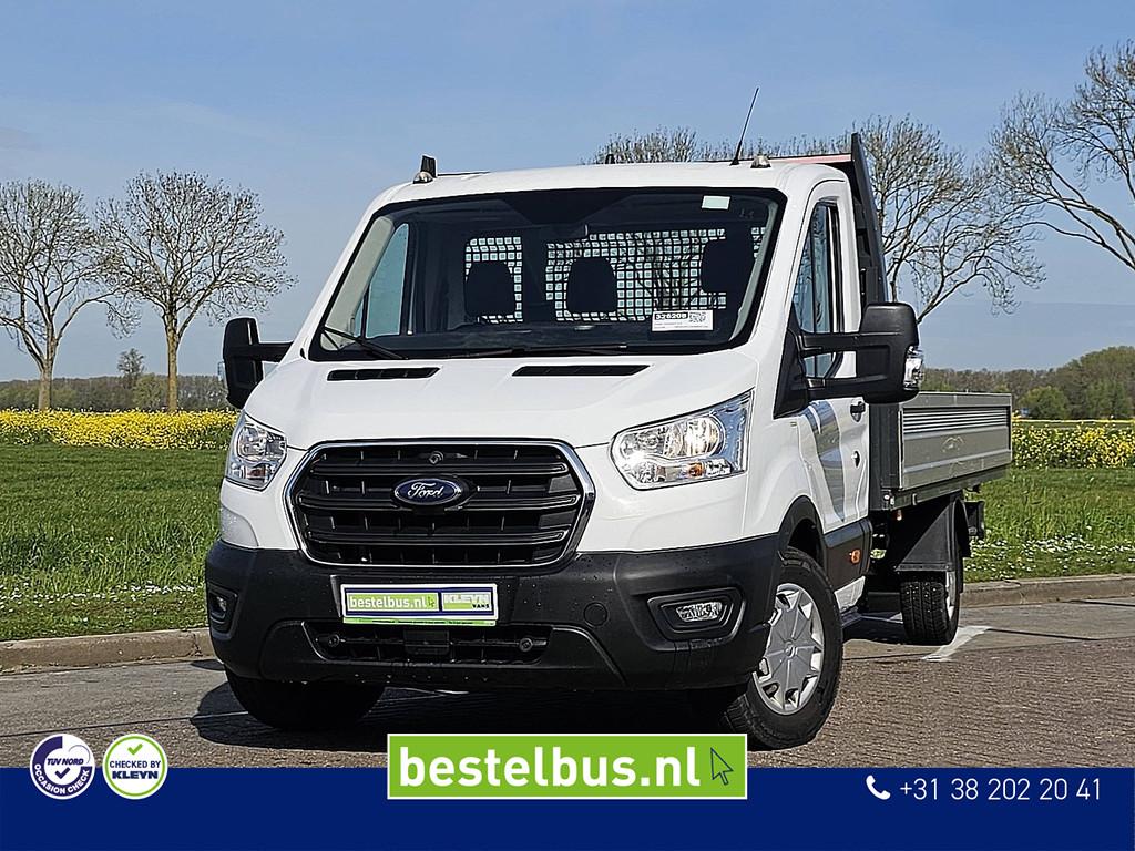 FORD TRANSIT 2.0 l4 open laadbak, Auto's, Bestelauto's, Gebruikt, Euro 6, 129 pk, Wit