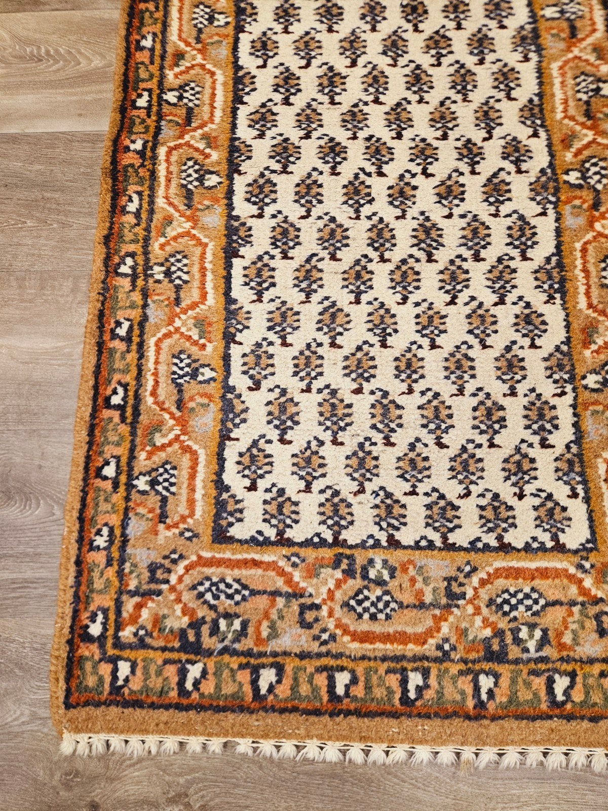 Perzisch Handgeknoopt Loper. Prachtige kleuren en patronen!, Blauw, Perzisch, 200 cm of meer, Zo goed als nieuw