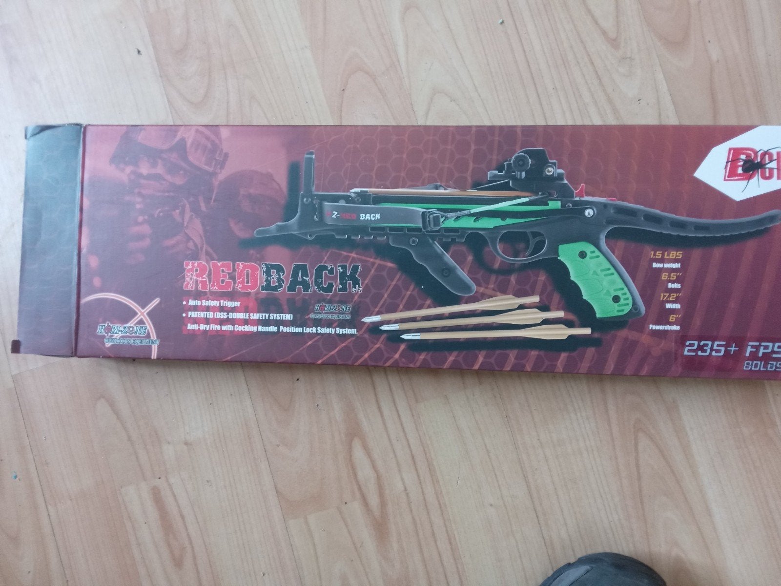 Hor-zone redback kruisboogpistool , 4 dagen gebruikt.nieuw i, Ophalen of Verzenden, Nieuw