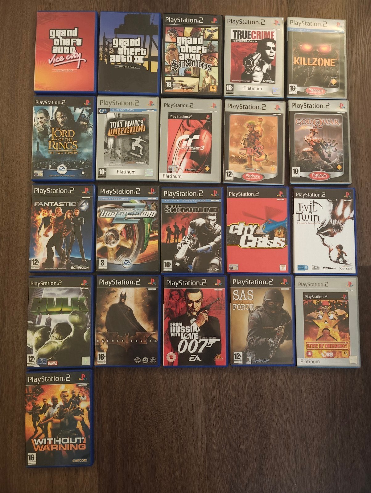 PlayStation 2 met 2 controllers en 21 spellen, Ophalen of Verzenden