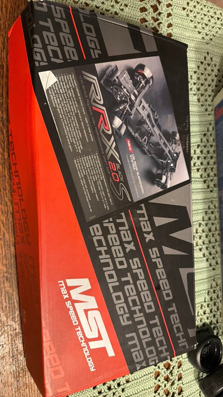 MST RRX black 2,0 S drift rc var rc auto nu 99,95, Elektro, Ophalen of Verzenden, Zo goed als nieuw, Schaal 1:10