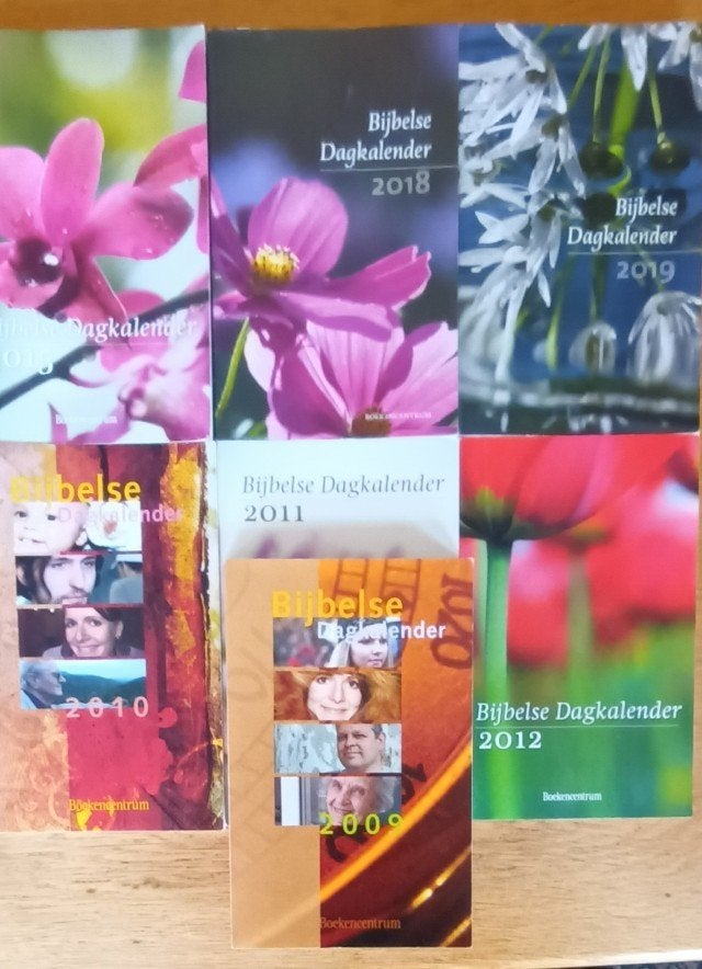Bijbelse Dagkalender/2009,2010,2011,2012,2013,2015,2018,2019, Boeken, Ophalen of Verzenden, Gelezen, Diverse Auteurs, Christendom | Protestants