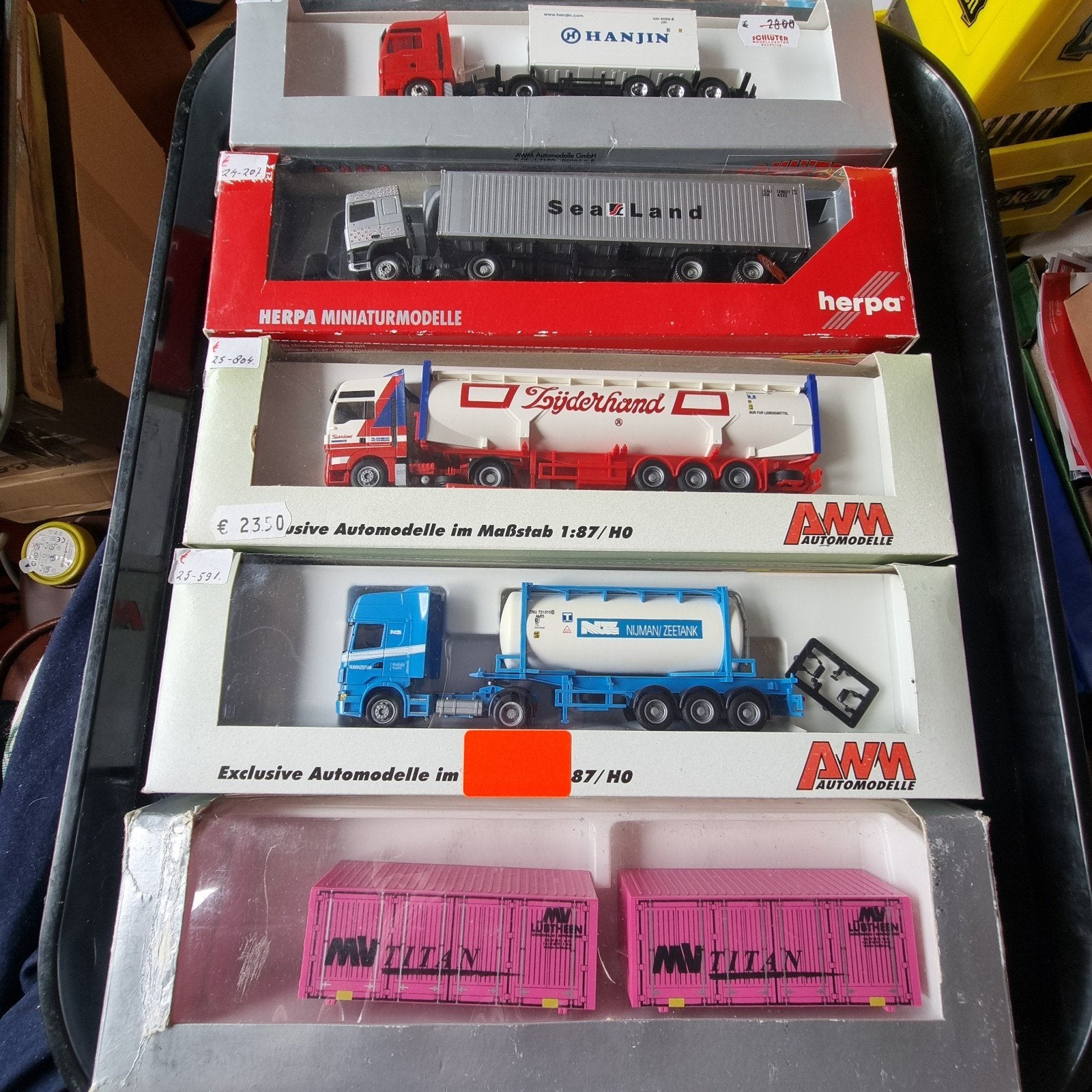 TREIN-TERMINAL CONTAINERING -H0-, Ophalen of Verzenden, Zo goed als nieuw, Gelijkstroom of Wisselstroom, Overige merken