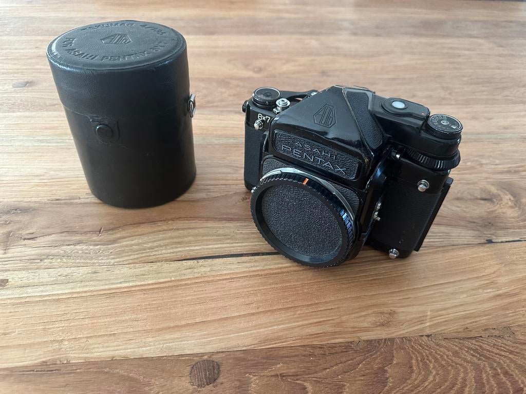 Pentax 6x7 MLU –camera body + Takumar  135mm macro lens, Ophalen of Verzenden, Gebruikt, Spiegelreflex, Pentax