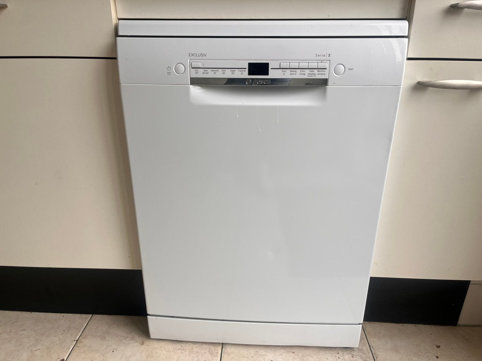 Bosch Exclusiv Serie 2, Witgoed en Apparatuur, Vaatwasmachines, Ophalen, Zo goed als nieuw, Minder dan 85 cm
