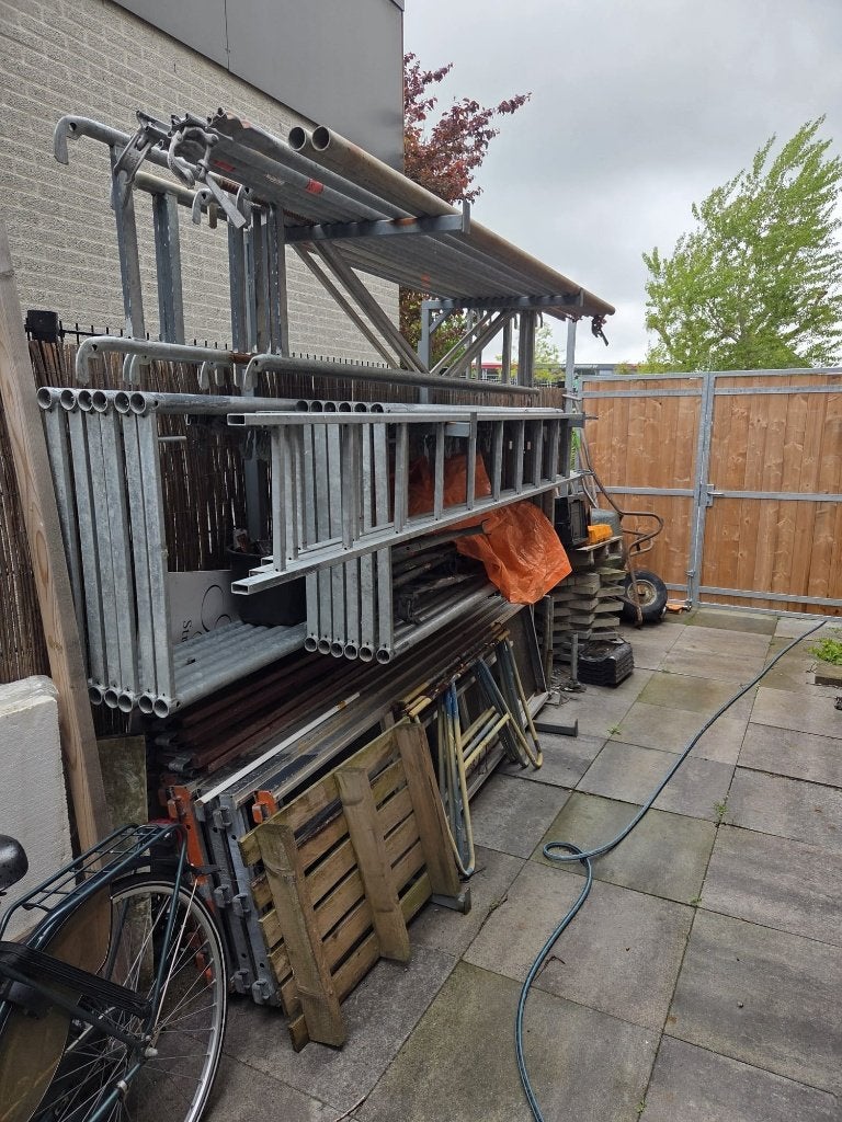 MJ Uni-connect gevel/ trapsteiger, Ophalen, Zo goed als nieuw, Gevelsteiger, 5 meter of hoger