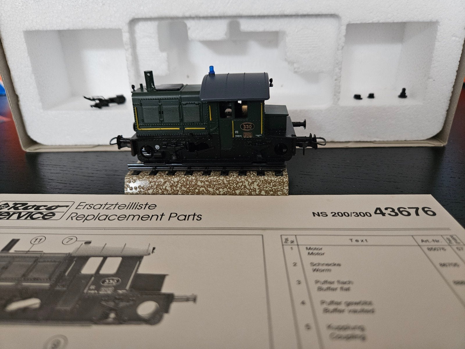 Roco 43676 NS serie 200/300 Sik, Hobby en Vrije tijd, Modeltreinen | H0, Gebruikt, Analoog, Ophalen of Verzenden, Roco