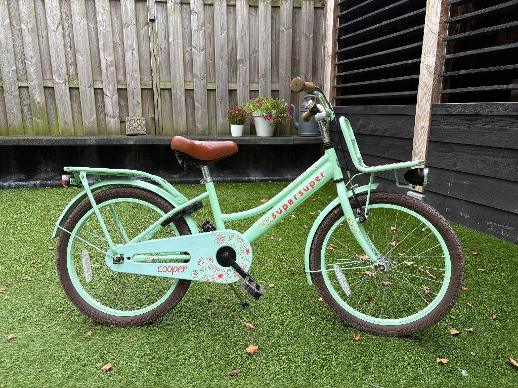 SuperSuper Cooper kinderfiets 20 inch, Ophalen, Terugtraprem, Gebruikt, Handrem