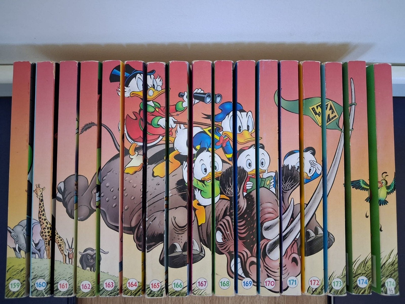 Donald Duck Pockets - Complete rugtekening, Complete serie of reeks, Ophalen of Verzenden, Gelezen, Walt Disney