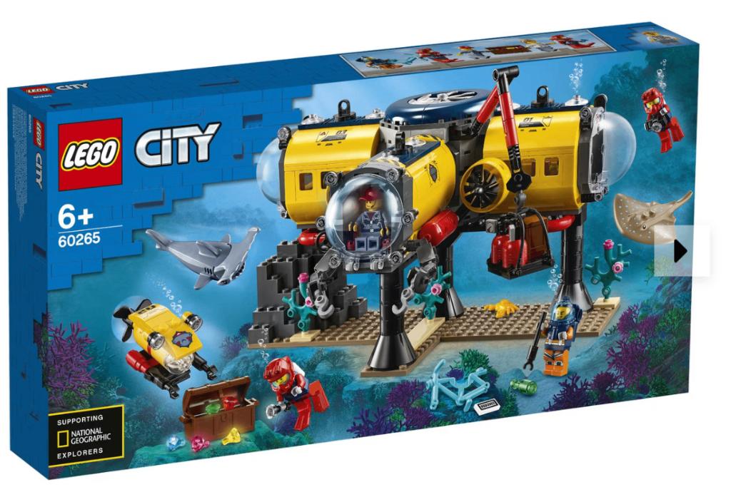 60265 oceaan onderzoeksbasis, City, Lego, Compleet, Ophalen of Verzenden