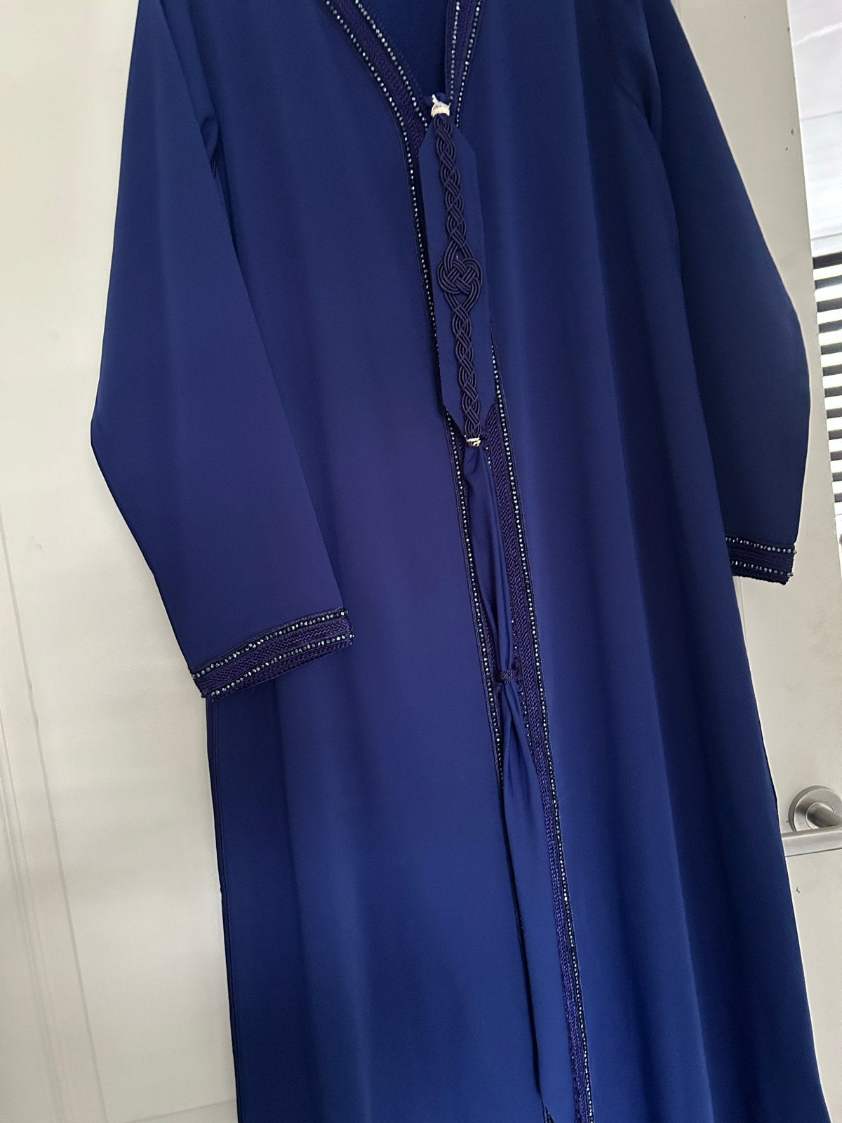 Mooie Marokkaanse jurk voor feesten, maat M/L, Maat 38/40 (M), Blauw, Ophalen of Verzenden, Zo goed als nieuw