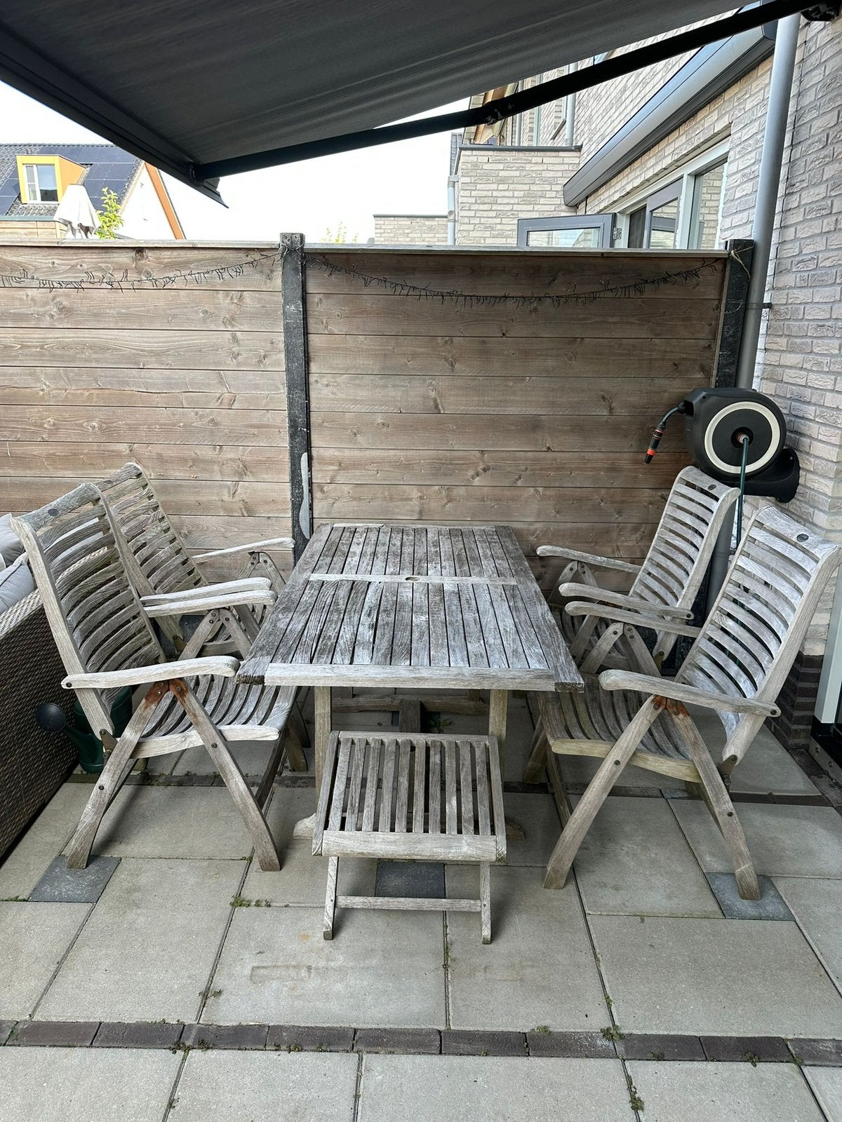 Hartman tuinset met kussens, Tuin en Terras, Ophalen, Zo goed als nieuw
