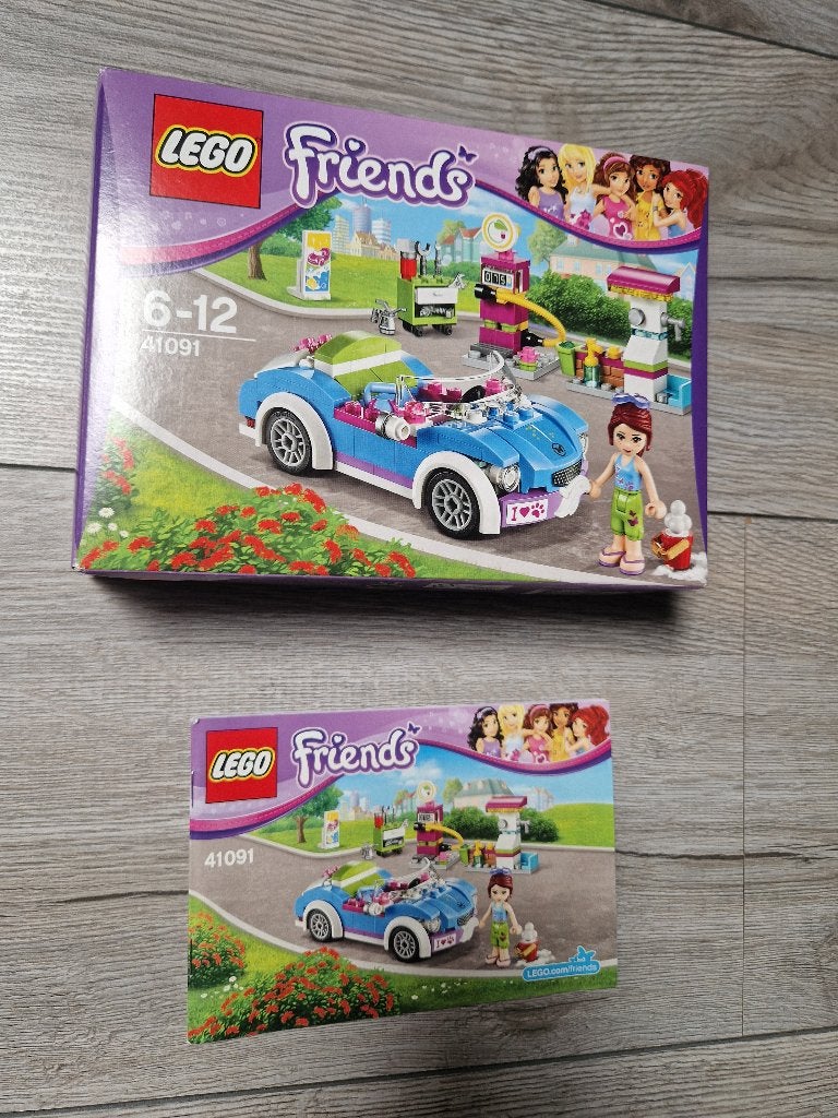 Lego Friends 41091 Mia's Sportwagen, Inclusief instructies, Lego, Friends, Ophalen of Verzenden